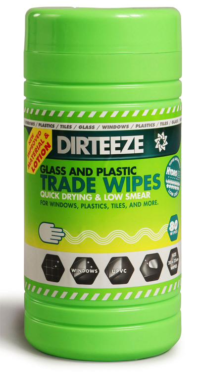 GLASS AND PLASTIC WIPES  - DZGP80