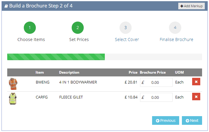 Pricing your items